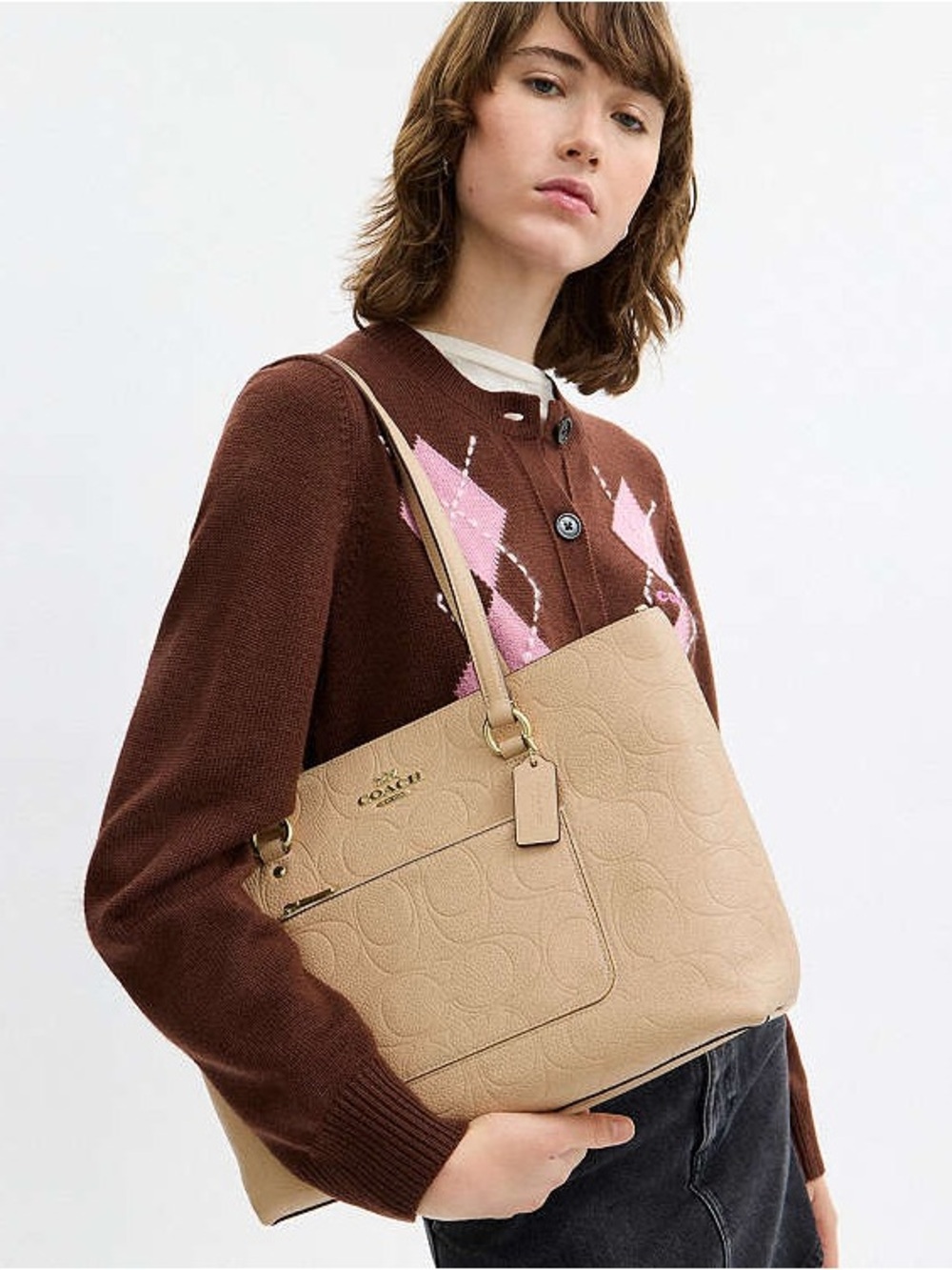 Coach Station Tote Bag In Signature Leather NWT - Picture 6 of 6